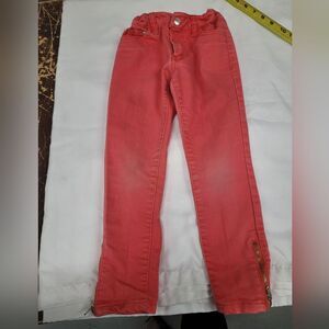 Girls size 6x Route 66 coral jeans